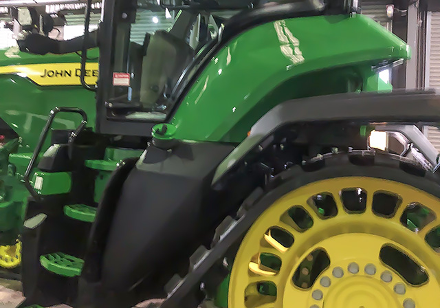 Professional agricultural equipment detailing examples